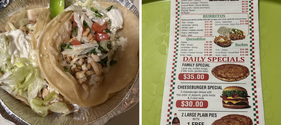 Luigi's Pizza & Pasta Menu