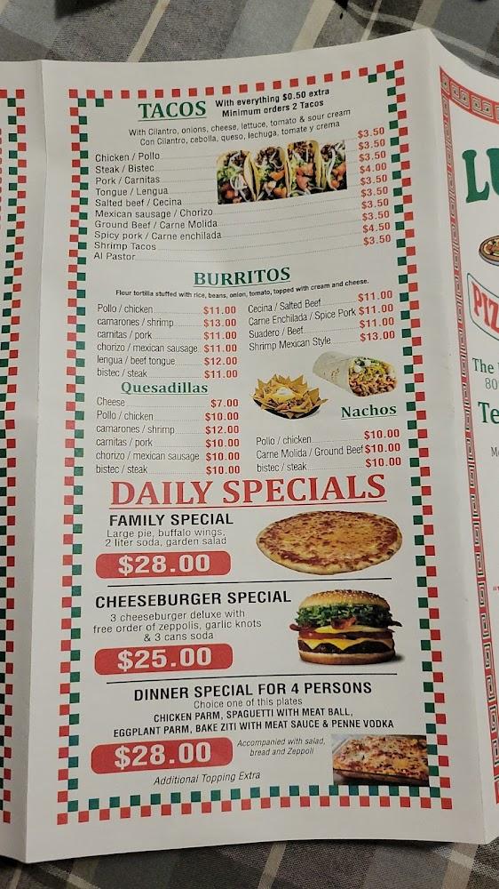 Luigi's Pizza & Pasta Menu image 4